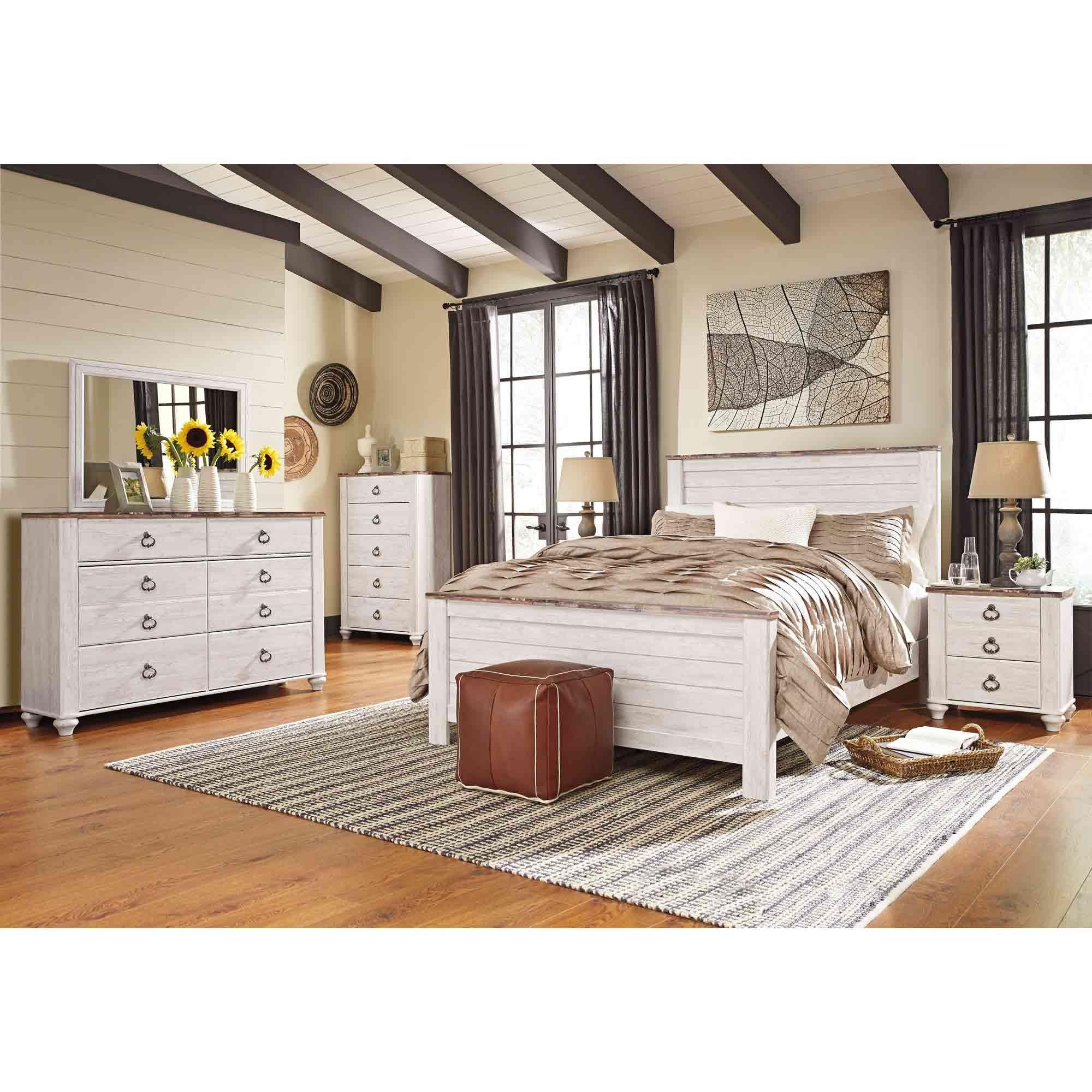 Rent To Own Signature Design By Ashley 7 Piece Willowton Ii Queen Bedroom Set At Aarons Today 